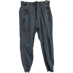 Under Armour Jogger Pants Mens Size S Gray Fitted Athleisure Casual Cotton Blend